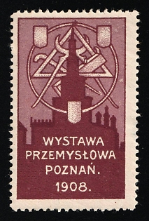 1908 Poznan Poland in Prussia, Industrial Exhibition 1908, Russian Empire