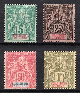 1892 India, French Colonies