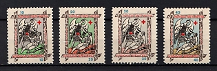 1953 Ukrainian Red Cross, 35 years, Ukraine, Underground Post (Full Set)