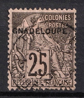 1891 Guadeloupe, French Colonies