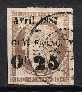 1887 Guiana, French Colonies