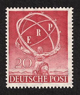 1950 20pf West Berlin, Germany (Full Set, Signed Schlegel BBP)