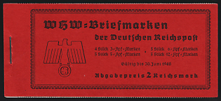 1939 Complete Booklet with stamps of Third Reich, Germany