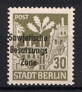 1945-1946 30pf General Issue, Soviet Occupation Zone of Germany