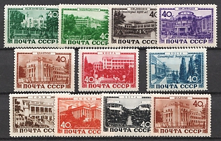 1949 Sanatoriums of the USSR, Soviet Union, USSR, Russia (Full Set)