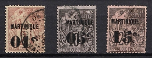 1888-91 Martinique, French Colonies