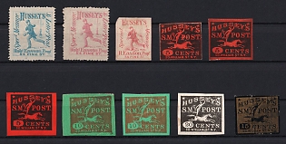 United States, USA, Locals, Small Stock of Locals Stamps
