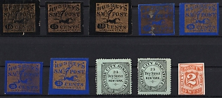 United States, USA, Locals, Small Stock of Locals Stamps