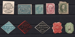 United States, USA, Small Stock of Locals Stamps