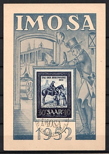 1952 Cover Saar, Germany