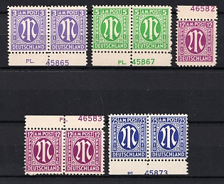 1945-1946 American and British Zones (Bizone), Allied Occupation, Germany