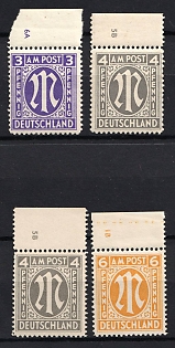 1945-1946 American and British Zones (Bizone), Allied Occupation, Germany