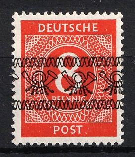 1948 8pf American and British Zones (Bizone), Allied Occupation, Germany, Certificate