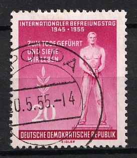 1955 20pf German Democratic Republic (GDR)