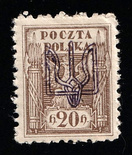 1919 20h Ternopil (Tarnopol), Ukraine, Polish Occupation (Signed)