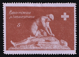 1916 Vyborg Red Cross ‘For the Sick and Wounded Soldiers’, on Lilac Paper, Russian Empire