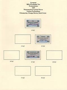 1949 Germany, Bill of Exchange Taxes, Revenue