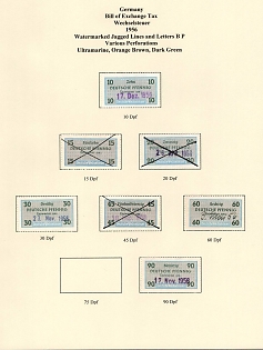 1956 Germany, Bill of Exchange Taxes, Revenue