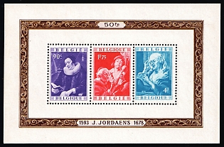 1949 Belgium, Souvenir Sheet