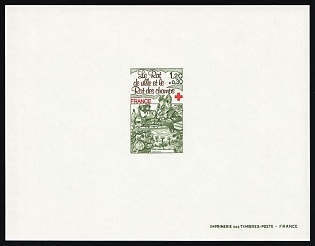 1978 1.20fr+0.30fr France, Red Cross, Presentation Souvenir Sheet