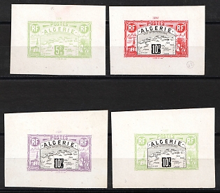 1906 Algeria, French Colonies, Unissued Stamps, Essay, Signed