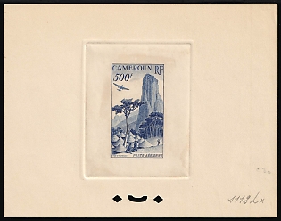 1953 500fr Cameroon, French Colonies, Airmail, Presentation Souvenir Sheet