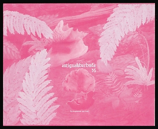 1986 5$ Antigua & Barbuda, Souvenir Sheet, Trial Color, Proof, Imperforate