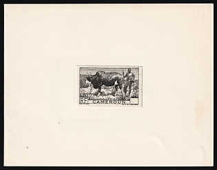 1946 Cameroon, French Colonies, Presentation Souvenir Sheet, Signed