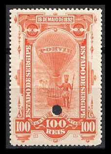 1892-94 100r Federative Republic of Brazil, Revenue, Specimen