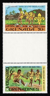 1982 Grenada and the Grenadines, Se-tenant, Gutter Pair