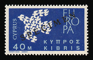 1962 40m Cyprus, Specimen