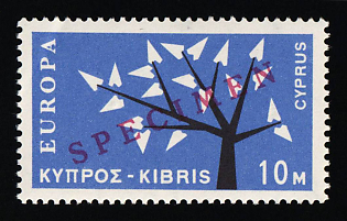 1963 10m Cyprus, Specimen