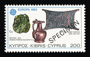 1983 200m Cyprus, Specimen