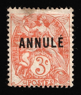 1900 3c France, Annulated