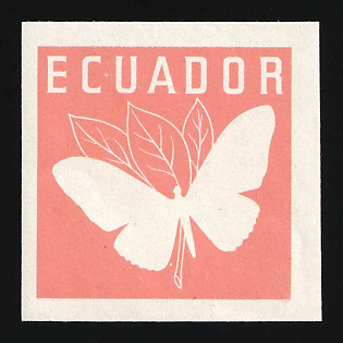 1961 20c Republic of Ecuador, Trial Colors Proof, Imperforate