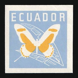 1961 30c Republic of Ecuador, Trial Colors Proof, Imperforate