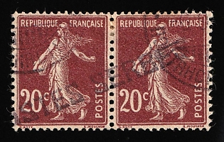 1916-18 20c Serbian Post Office in Corfu, Signed