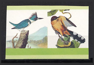 1985 55с Federation of Saint Kitts and Nevis. Pair, Proof, Imperforate, Trial Color