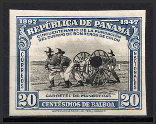 1948 20c Republic of Panama, Specimen, Imperforate