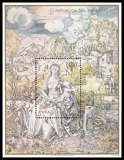 1980 Republic of Paraguay, Airmail, Souvenir Sheet