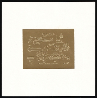 1992 Co-operative Republic of Guyana, Souvenir Sheet, Spesimen