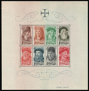1945 Portugal, Souvenir Sheet
