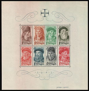 1945 Portugal, Souvenir Sheet