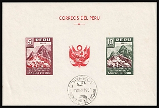 1961 Peru, Airmail, Souvenir Sheet