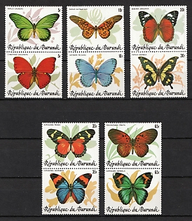 1984 Burundi, Se-tenants, Complete Set