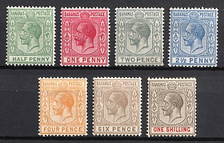 1912-19 Bahamas, British Commonwealth