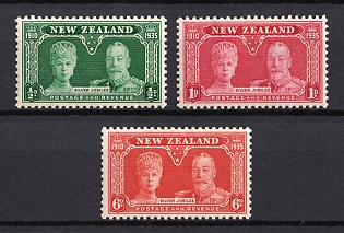 1935 New Zeland, British Commonwealth, Complete Set