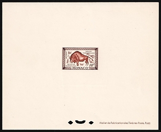 1949 18fr Principality of Monaco, Presentation Souvenir Sheet