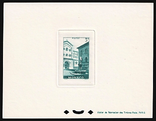 1951 3fr Principality of Monaco, Presentation Souvenir Sheet