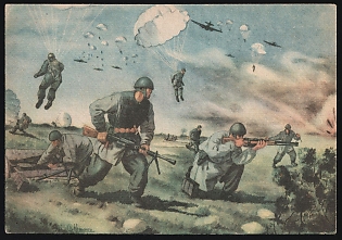 Italy, WWII, Military Postcard, Mint